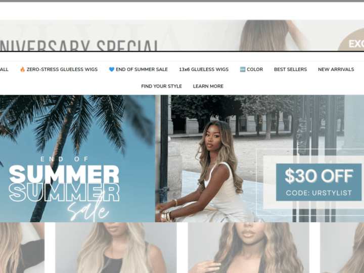 Cover image for Revamping GlamLocks: A Shopify Store Overhaul for a Premium Hair