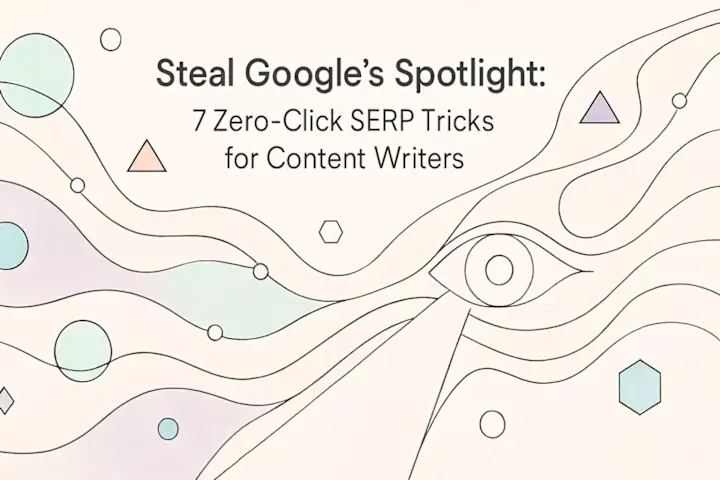 Cover image for Steal Google’s Spotlight: 7 Zero-Click SERP Tricks for Content Writers