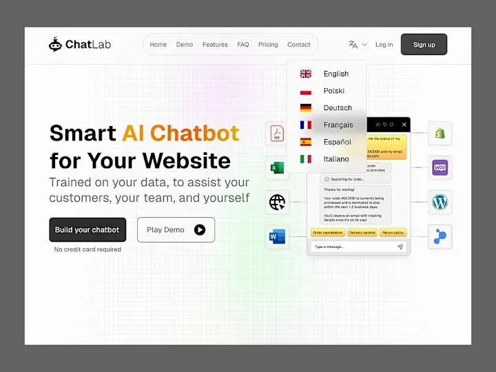 Cover image for Redesign of Chatlab website