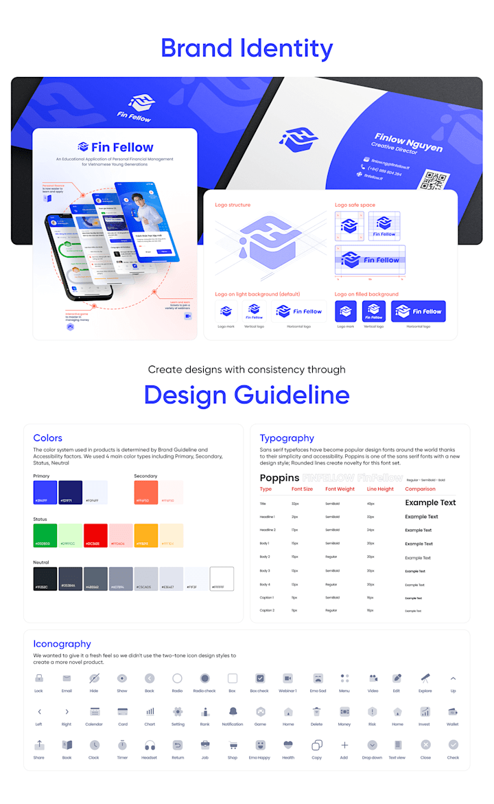 Cover image for Fin Fellow - Personal Finance Educational :: Behance