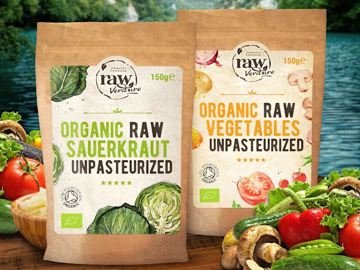 Cover image for Label for raw vegetables