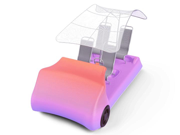 Cover image for Human EV // Assisted Pedal 4 seats Vehicle