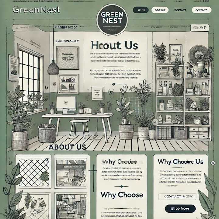 Cover image for GreenNest – Business Website