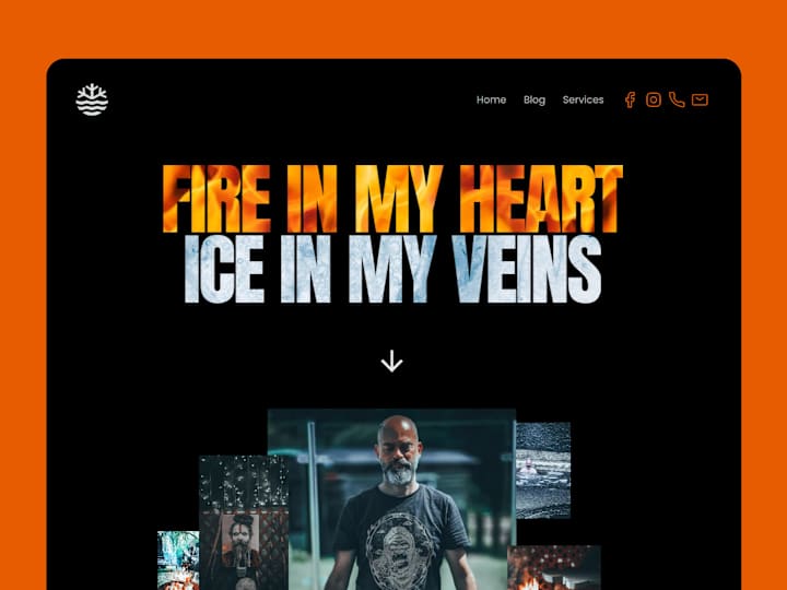 Cover image for Fire & Ice Framer Website