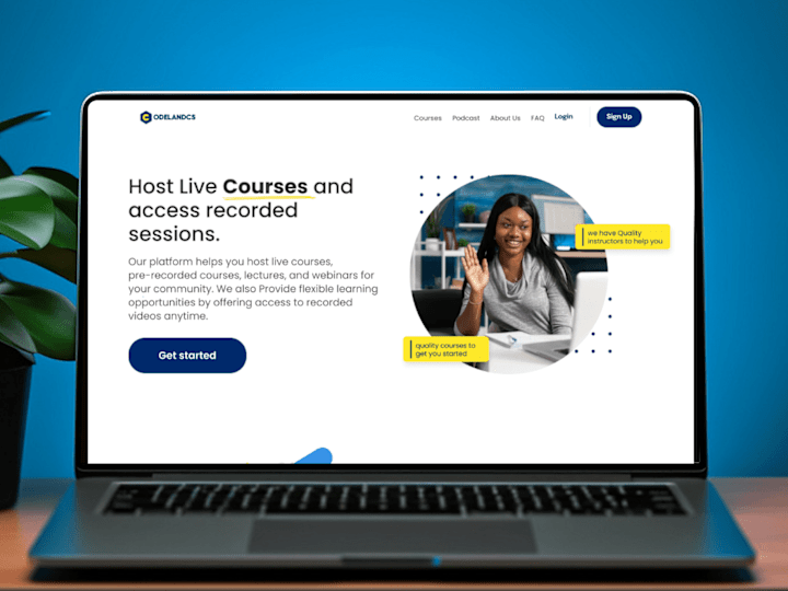 Cover image for Course hosting Web app