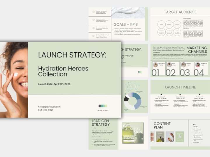 Cover image for Glow Rituals Product Launch Campaign Strategy