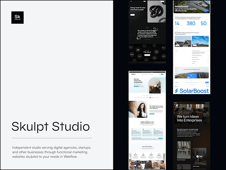 Cover image for Skulpt - Webflow Developer Portfolio