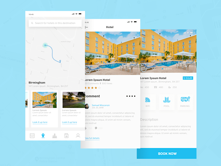 Cover image for Hotel Finder App