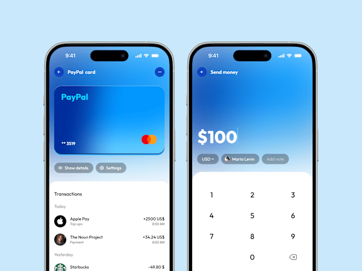 Cover image for Paypal App Concept