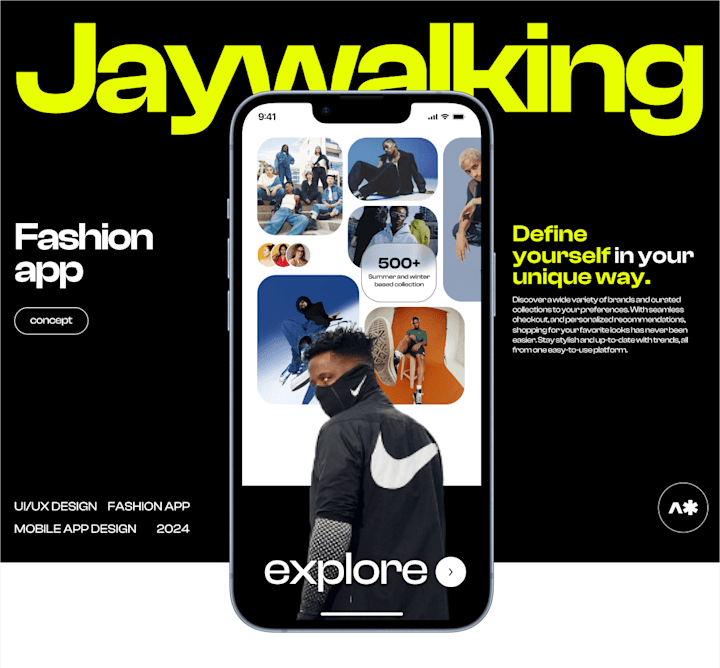 Cover image for Jaywalking Fashion App - UI/UX Design