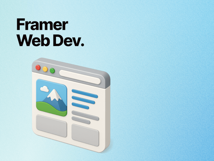 Cover image for Framer Expert Website Development