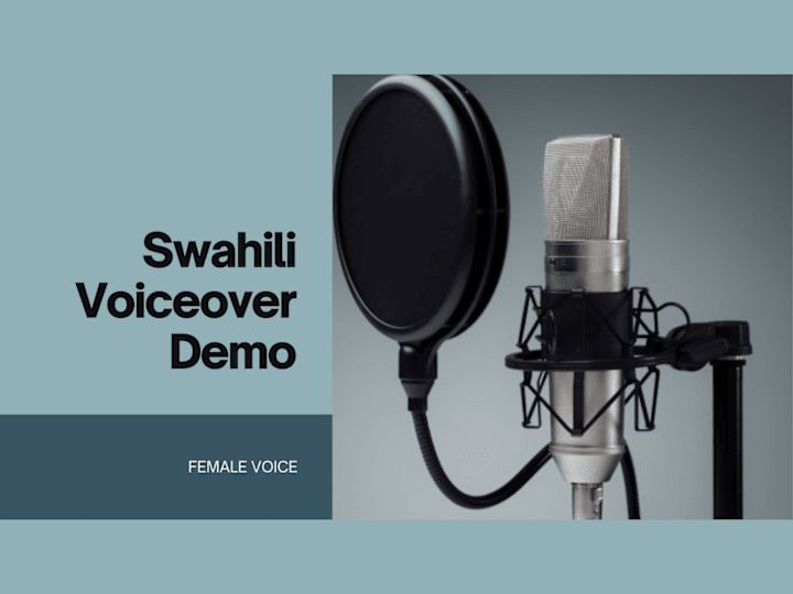 Cover image for Swahili and English Voiceover Demo