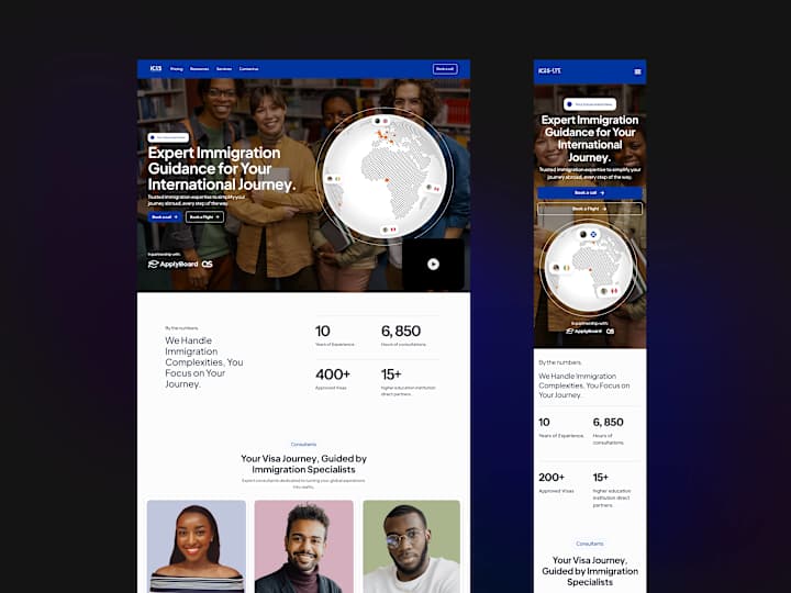 Cover image for ICAS WEBSITE REDESIGN