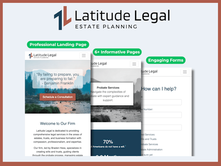 Cover image for Latitude Legal | Small Business Website