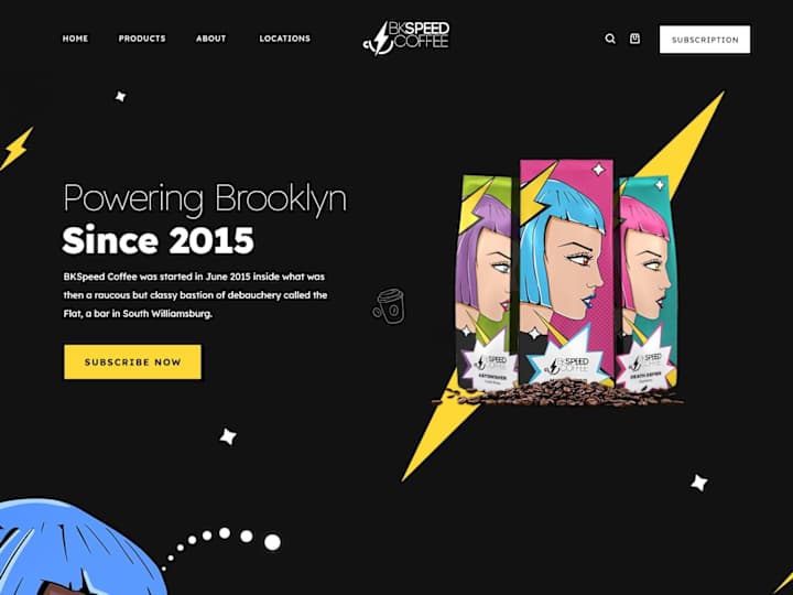 Cover image for BKSpeed Coffee Shopify Website