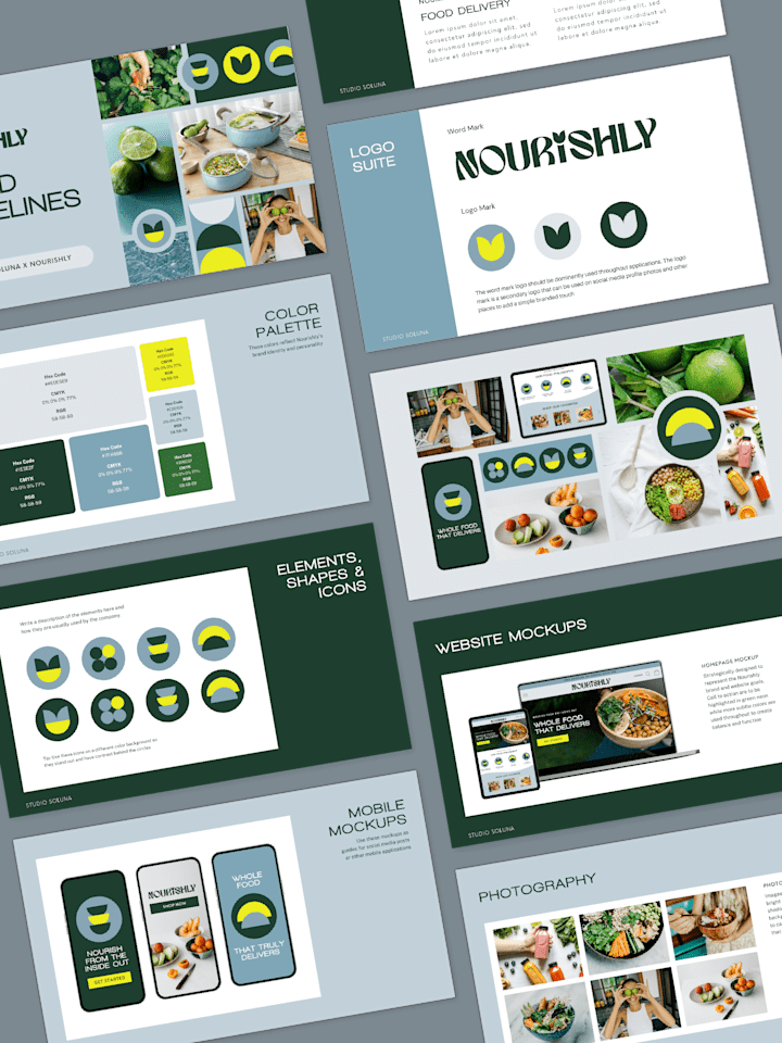 Cover image for Nourishly Brand Identity Design