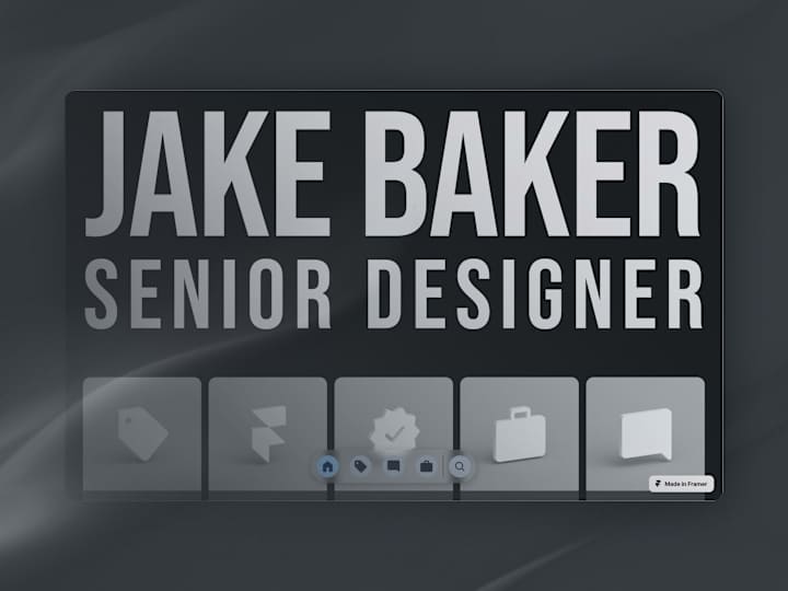 Cover image for Jake Baker –  Digital Goods Website Template