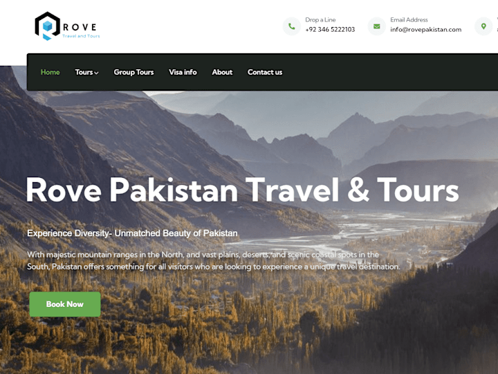 Cover image for Travel & Tours Website