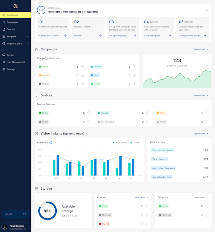 Cover image for CMS Dashboard for Public Ad Displays
