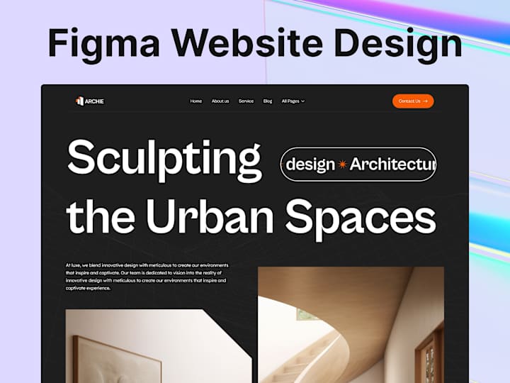 Cover image for Figma Website Design