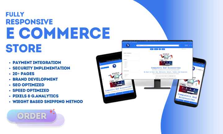 Cover image for Fully Functional Ecommerce store