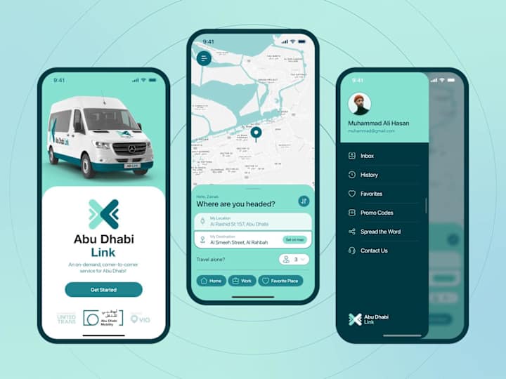 Cover image for Abu Dhabi Link — Public transit App