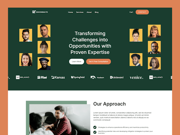 Cover image for Consulting Website