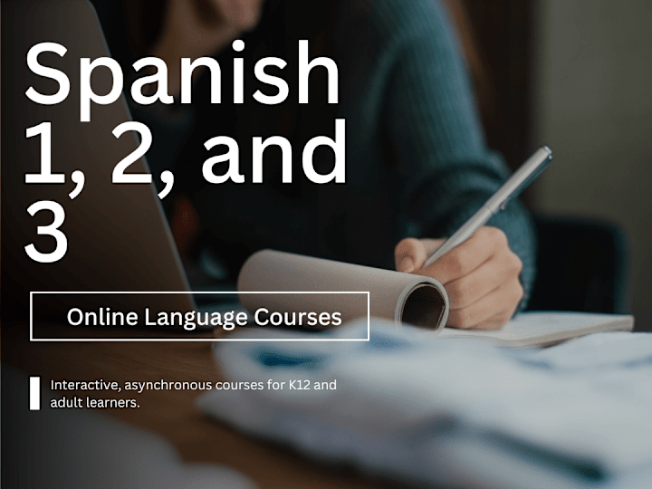 Cover image for Interactive, Asynchronous Spanish Courses