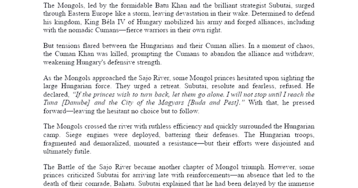 Cover image for The Mongol Invasion of Europe: A Historical Analysis
