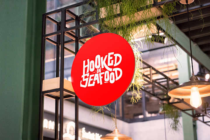 Cover image for Hooked on Seafood on Behance