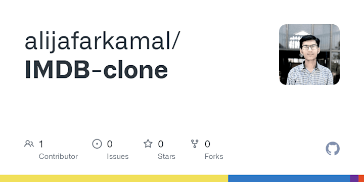 Cover image for alijafarkamal/IMDB-clone