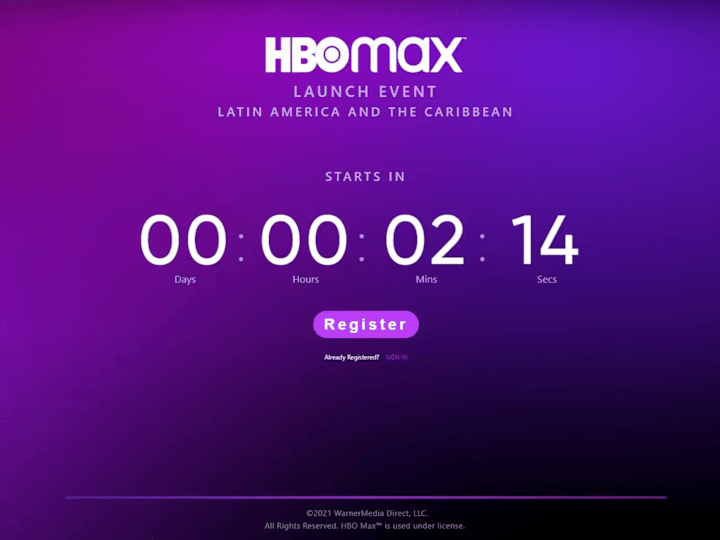 Cover image for Audio Score and Master for HBO Max Latin America Launch Event