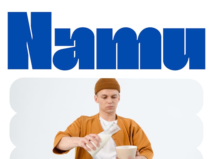 Cover image for Namu ® 🥛 [Brand Identity & Label Design]