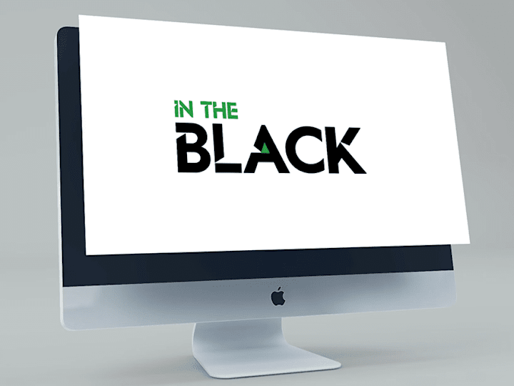 Cover image for In the Black Logo Design