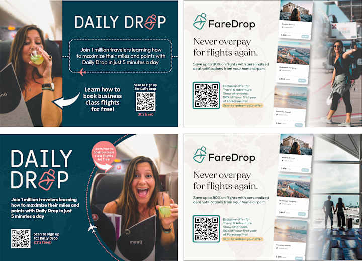 Cover image for FareDrop + Daily Drop | Marketing Materials