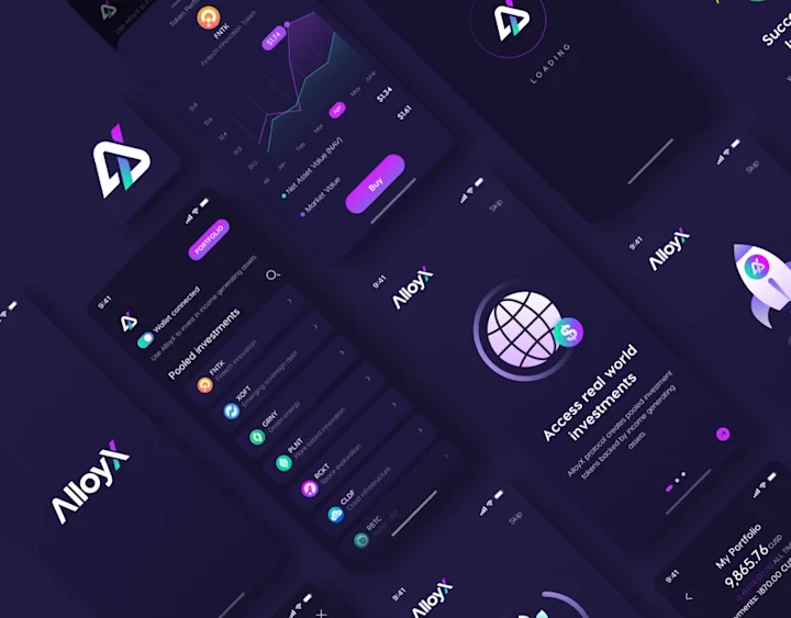 Cover image for AlloyX - Logo and UI/UX