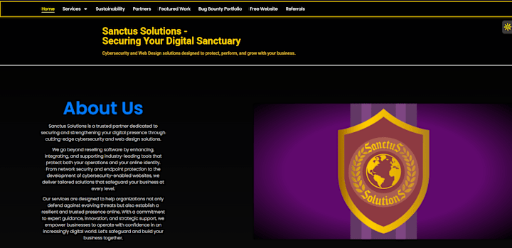 Cover image for Sanctus Solutions Website Design and Development