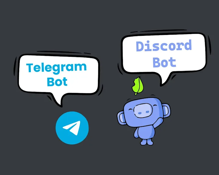 Cover image for Any type of Discord, Telegram Bot Development