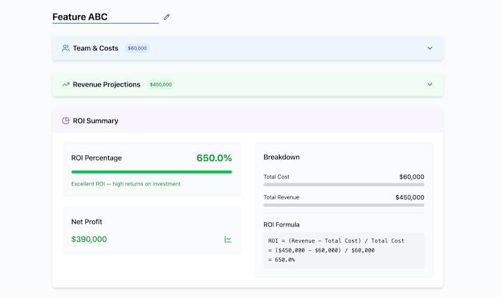 Cover image for Product ROI Calculator