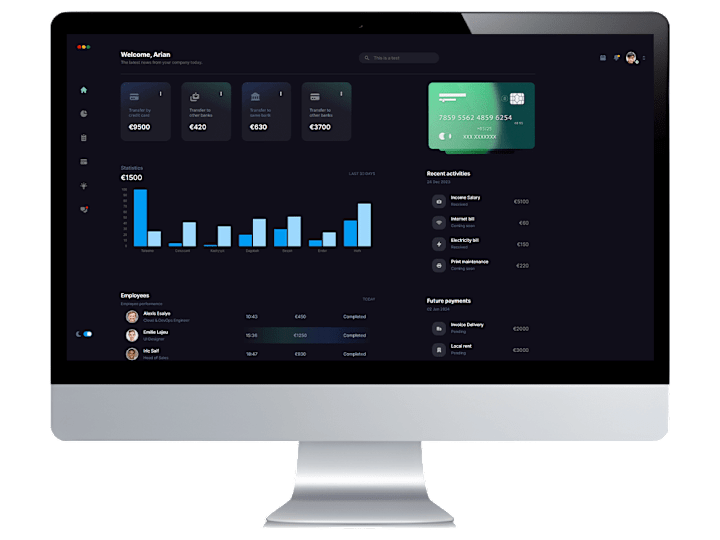 Cover image for SaaS Dashboard