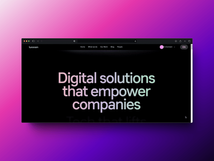 Cover image for Figma to Framer - Lumen | Digital Agency Website