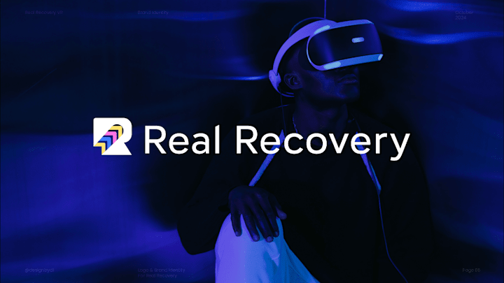 Cover image for real recovery logo and visual identity