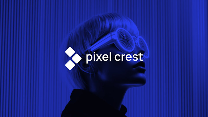 Cover image for Pixel Crest Logo and branding