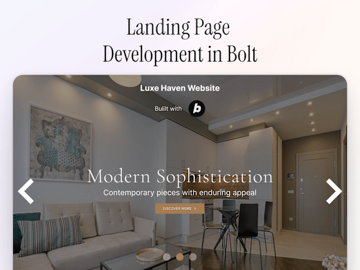Cover image for No-code Landing Page Design & Development with Bolt.new