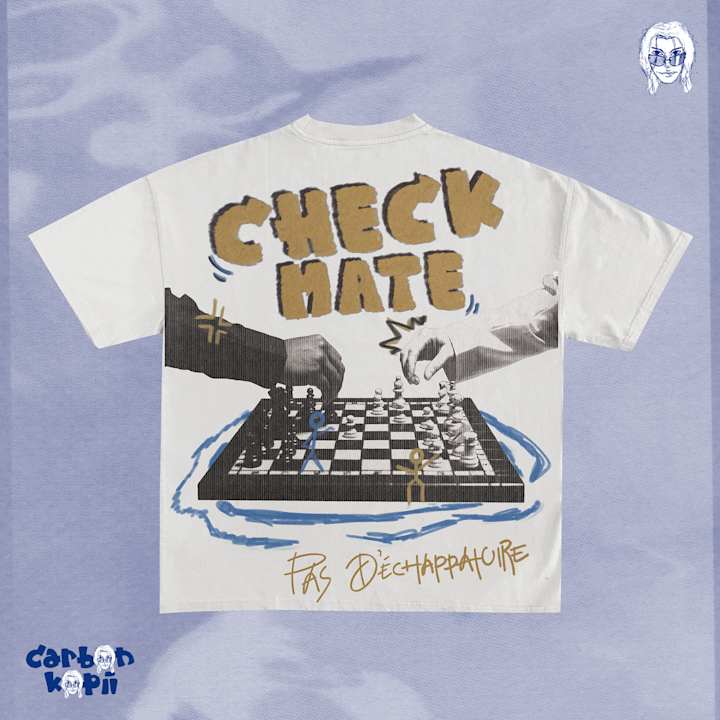 Cover image for Graphic Tee Design #2 - Checkmate on Behance