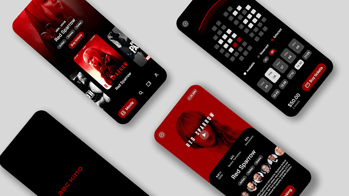 Cover image for ABC Kino | Mobile App Design