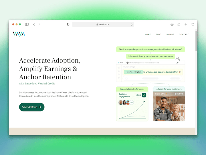 Cover image for VAYA Website 