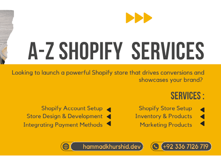 Cover image for Shopify E-commerce Store Creation and Management