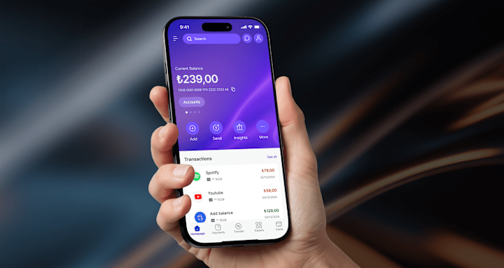 Cover image for Concept Fintech Mobile App