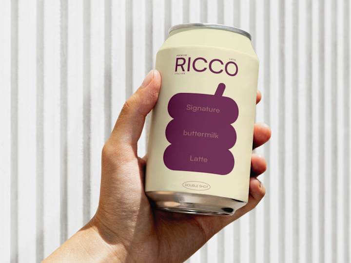 Cover image for Ricco premium italian latte 
